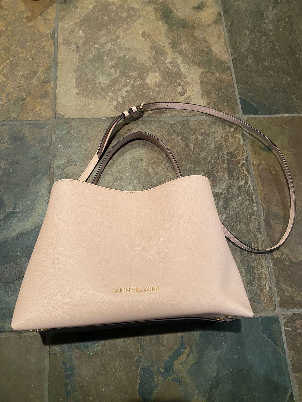 Michael Kors Large Pink Crossbody Bag