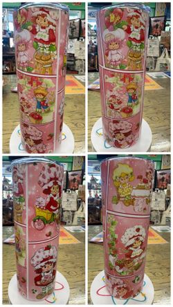 Vintage Strawberry Shortcake 20oz Skinny Tumbler
