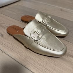Boc Leather Mules 10 Womens Metallic