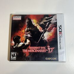Resident Evil The Mercenaries 3D Nintendo 3DS 2011, TESTED & WORKING! Complete 