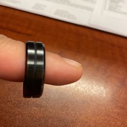 Black Tungsten Ring