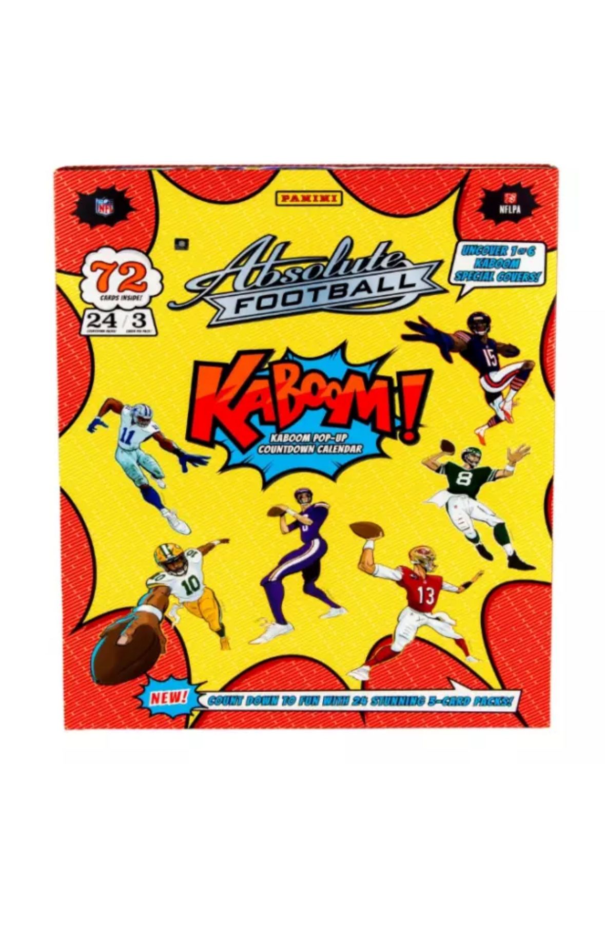 2024 Panini Absolute Kaboom Football Card Advent Calendar Countdown Box 24 Packs