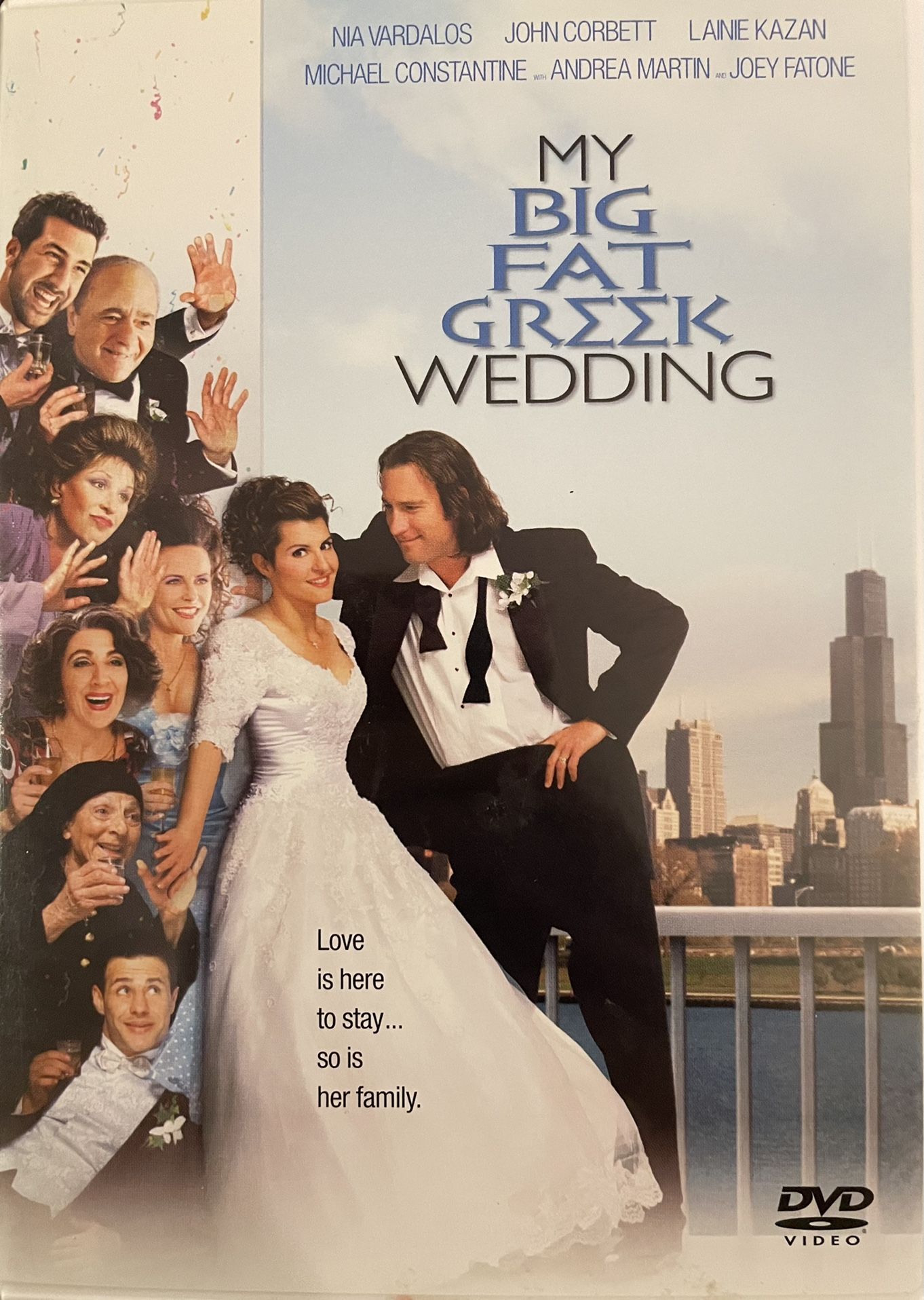 My BIG FAT GREEK WEDDING (DVD-2002) Nia Vardalos + John Corbett + Laine Kazan!