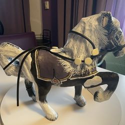 Hand Painted Paper Machè Horse
