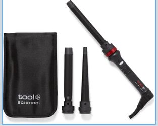 Professional Tool Science 3 HD Interchangeable Curling Wand – New