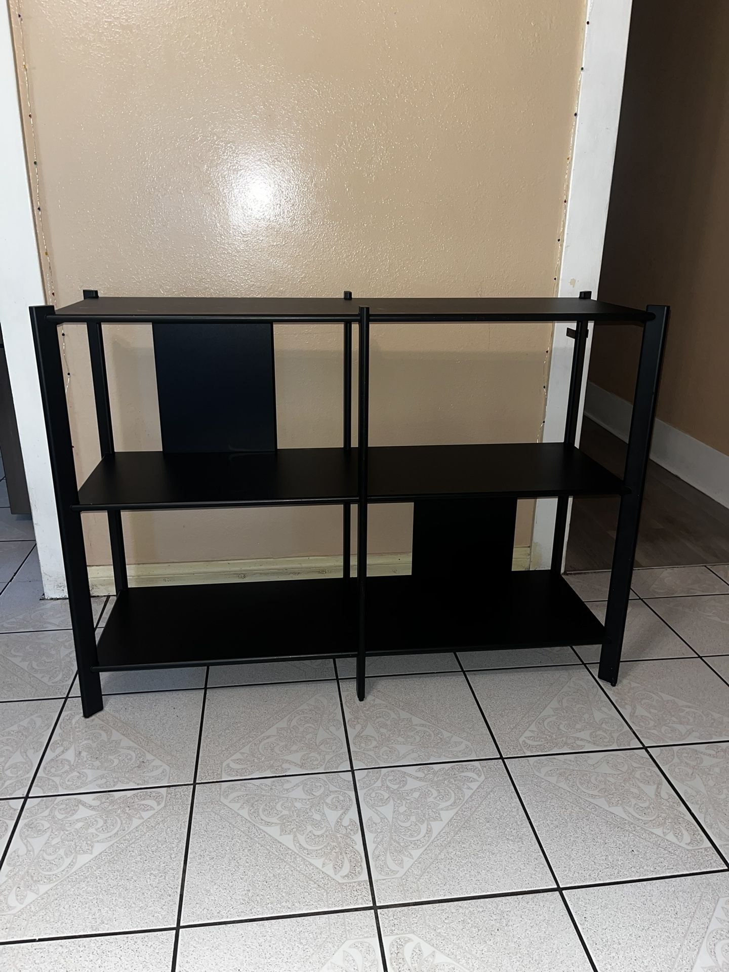 Black IKEA Shelves