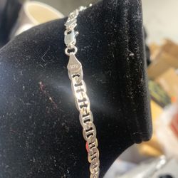 New 24” 925 Sterling Silver Mariner Chain. 