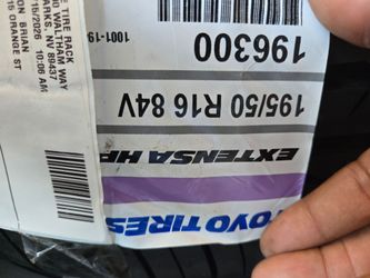 BRAND NEW TOYO TIRES