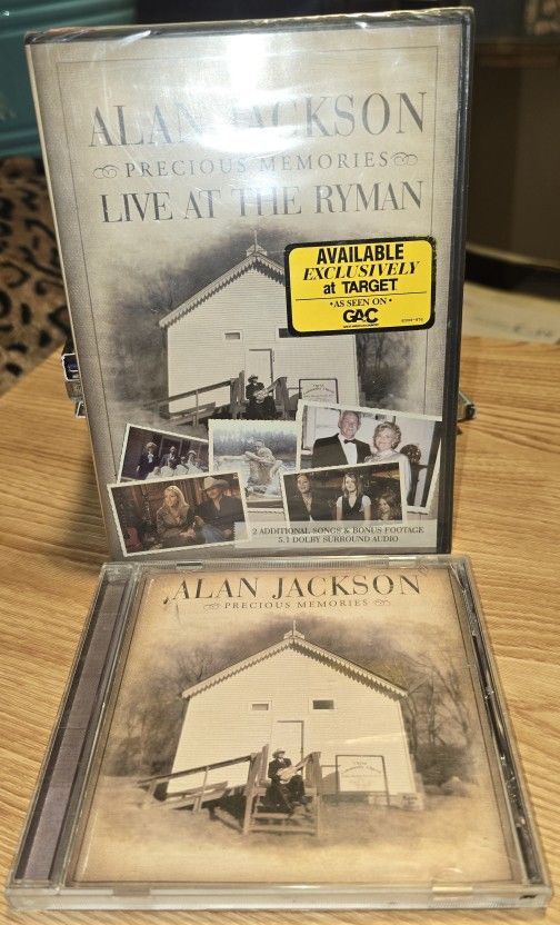 Alan Jackson: Precious Memories - Live at the Ryman DVD SEALED NEW + Bonus CD