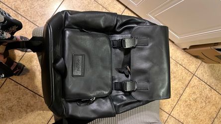 Coach leather black backpack
