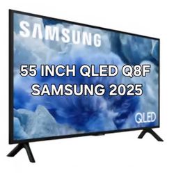 55 Inch QLED Q8F Smart TV 4K UHD with 144 Hz refresh rate brand new in the box 2025 Model
