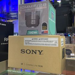 Sony fX30 with 10mm f2.8 FF