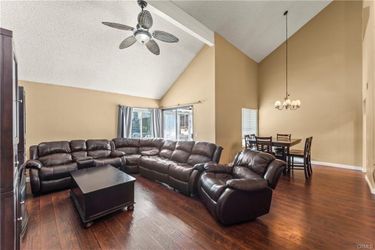 Large leather couch and leather recliner chair
