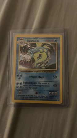 Base Set Holo Gyarados- Dm for offers
