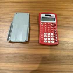 Used Texas Instruments TI-30XIIS Red Calculator
