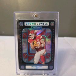2024 Panini Contenders Travis Kelce Crown Jewels SSP Case Hit