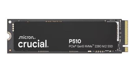 Crucial P510 PCIe Gen5 NVMe 1TB SSD, hasta 11,000MB/s, TLC NAND,