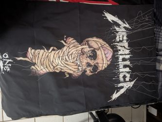 Metallica One Black Poster Flag Banner