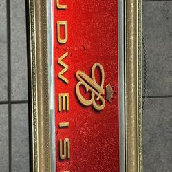 Vintage Budweiser Beer Sign