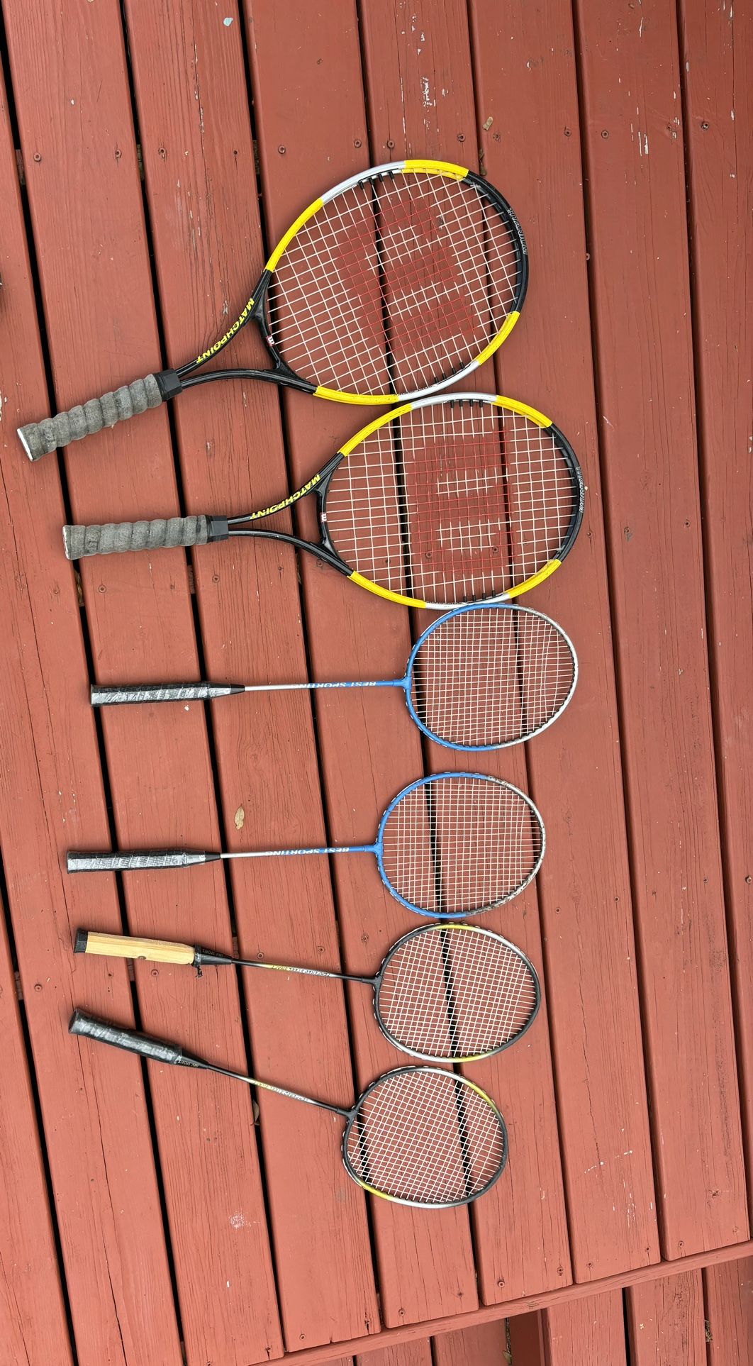 Tennis rackets