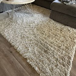 Large shag rug