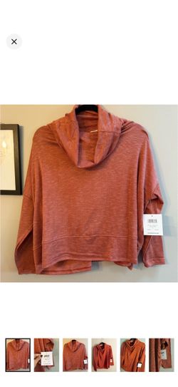 Cowl Neck Ribbed Cropped Pullover Top