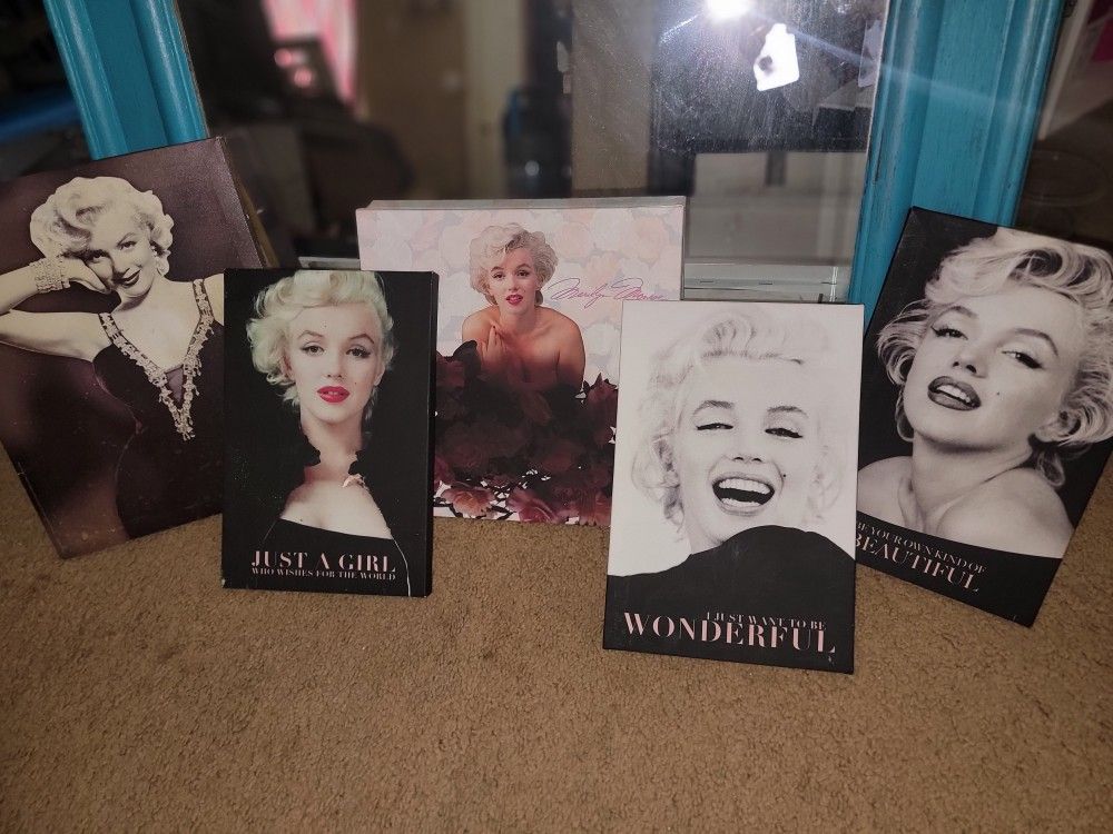 5 Piece Canvas Prints MARILYN MONROE