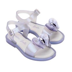 Melissa x Barbie Mini Mar Iridescent Sandal
