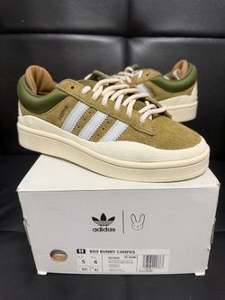 Bad Bunny Adidas Campus Low Top Wild Moss Suede Green US 5 ID7950