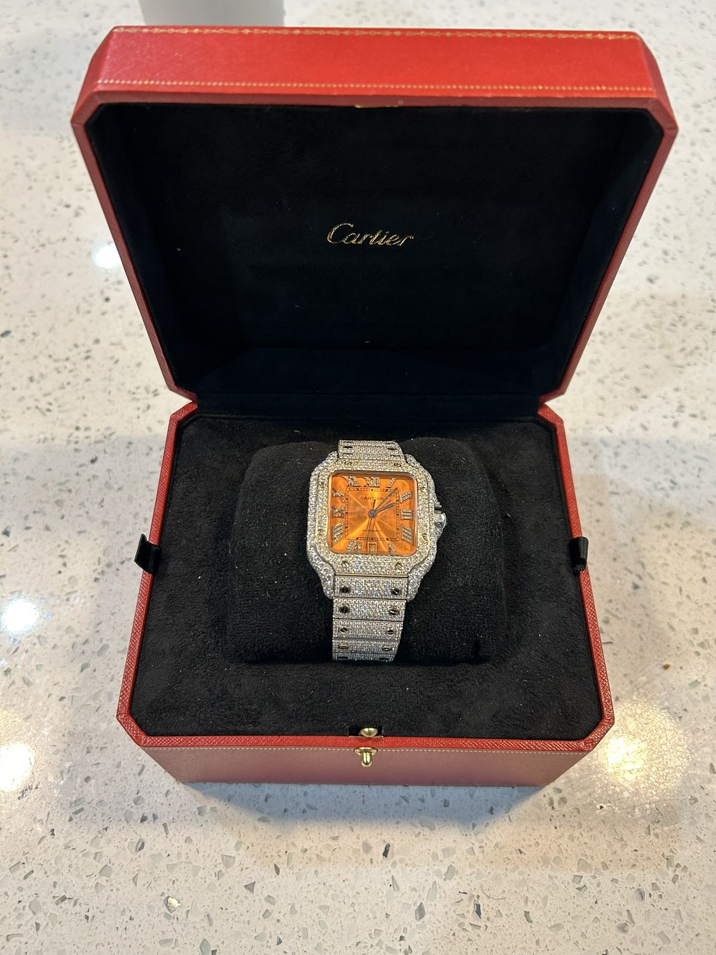 Stainless Steel CARTIER WATCH 41 MM VS1