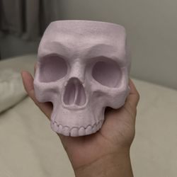 Skull Head Brush Holder