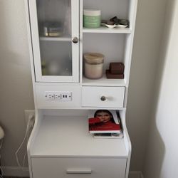 LED Night stand with charging station