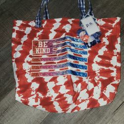 4th Of July Tote Bag With Hair Scrunchie Brand New