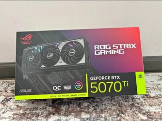 RTX 5070Ti Rog Strix 16GB Unopened -  Very good
