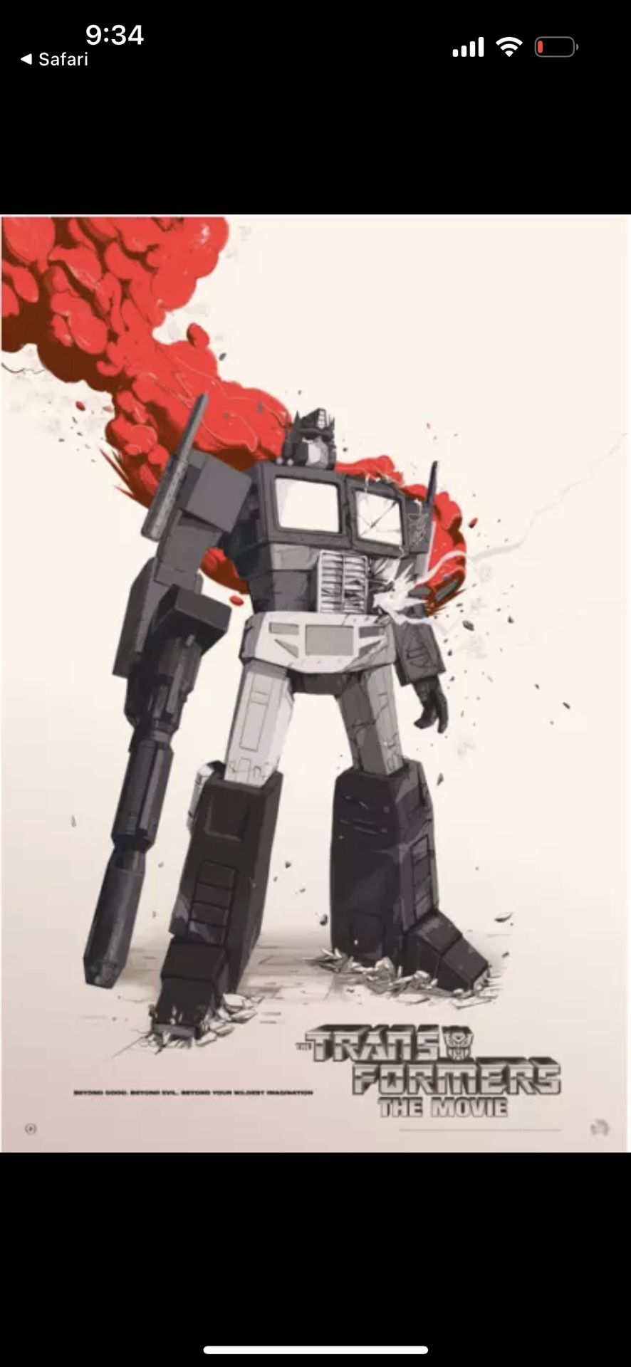LE Poster Transformers 1/125