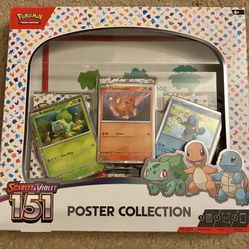 Pokemon Cards Scarlet Violet 151 Poster Collection NEW!