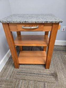Granite Top table Solid Wood - Naples
