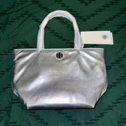Silver Mini Tote