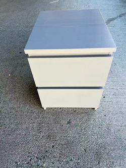 Very good condition gray color nightstand
