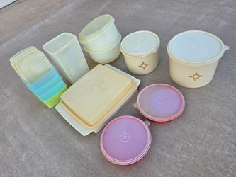 Vintage Kitchen Tupperware Storage Container Collection