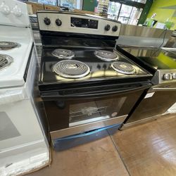 Electric Stainless Steel Range Stove 30 Inch