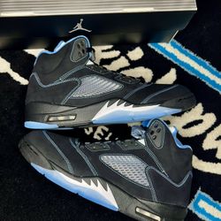 Air Jordan 5 Retro ‘Black Carolina’ MENS SIZES 9.5 / 10 / 10.5 / 11 / 11.5 / 12 