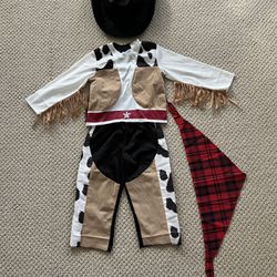 Toddler Cowboy Costume (12–24 Months) Halloween
