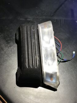Club Car front light.