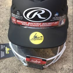 New Rawlings Baseball Batting Helmet 