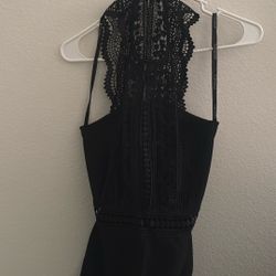 Jumpsuit Black , Size 6 , Topshop