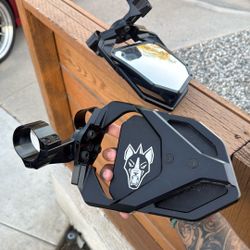 CHUPACABRA OFFROAD CUERO RACE UTV SIDE MIRROR SET (W/ LED LIGHT MOUNT)