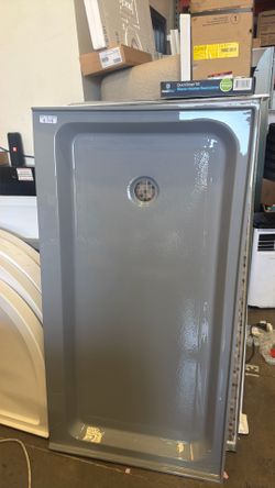 right hand shower  base fiber glass $185