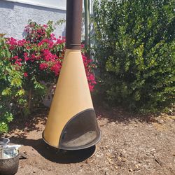 Vintage Cone Outdoor Fireplace