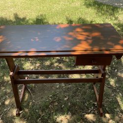 Small Cherry Wood Desk